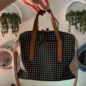 FOSSIL *Limited Edition* Sydney Satchel in Polka Dot